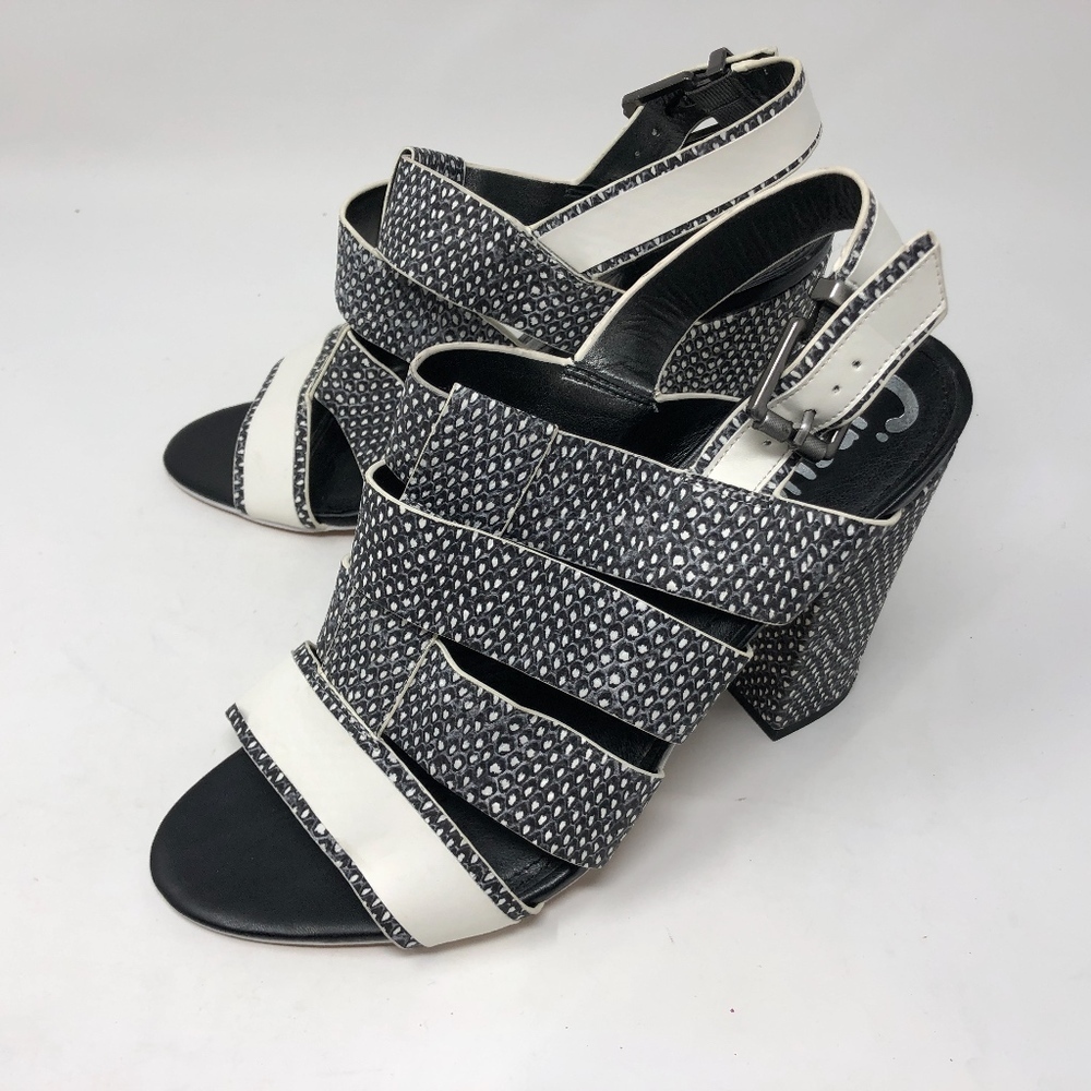 Sam Edelman Circus Natalie Black White Block Heels